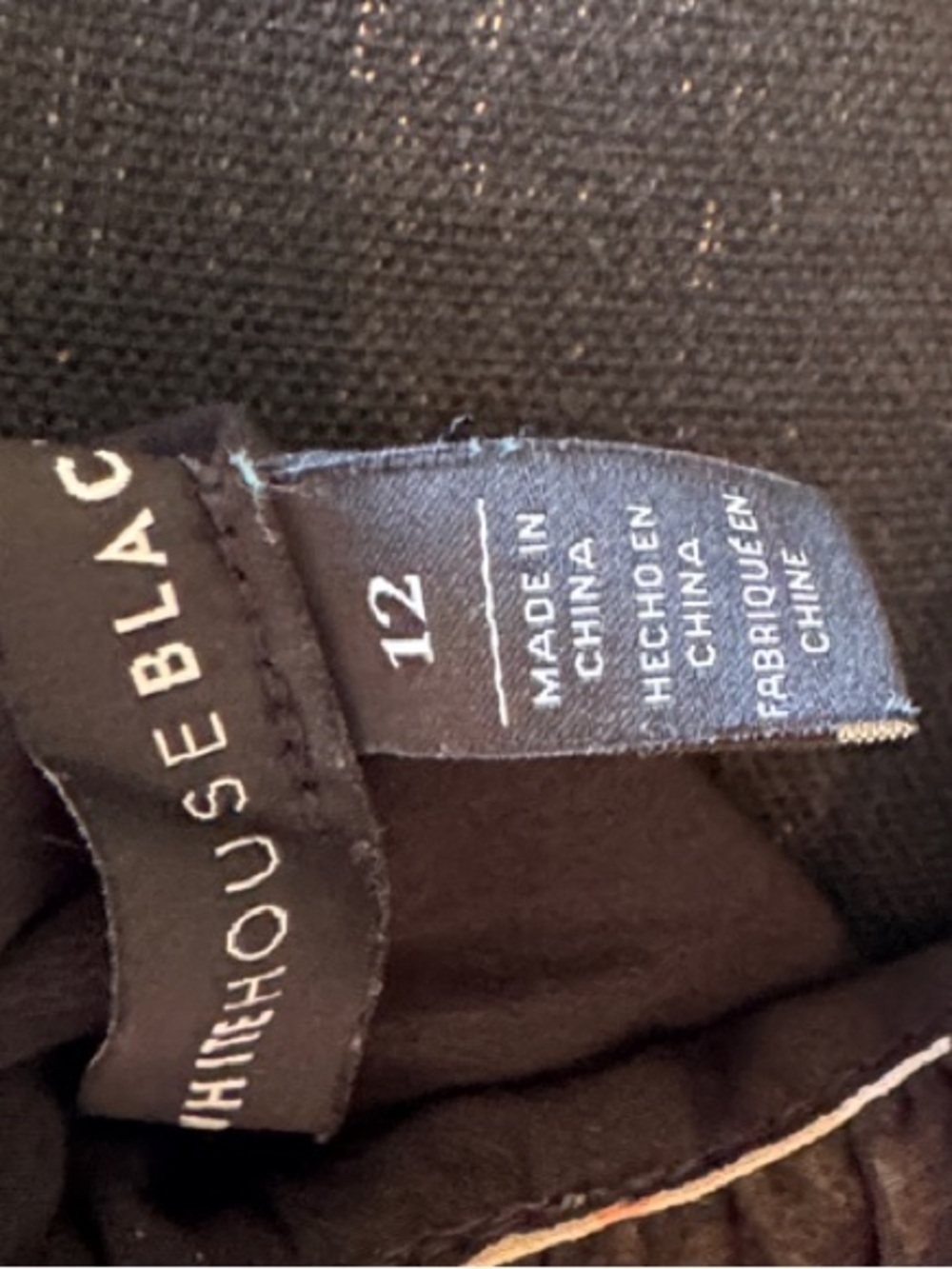 White House Black Market Black Floral Tie-Shoulder Dress - Picture 5 of 5